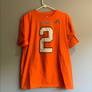 RARE Johnny Manziel Browns Jersey T-Shirt XL